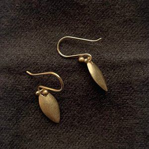 Ted Muehling 10K Yellow Gold Gnat Earrings